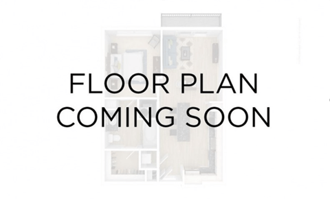 Floor plan for 2 beds, 1 bath, 1017 sqft